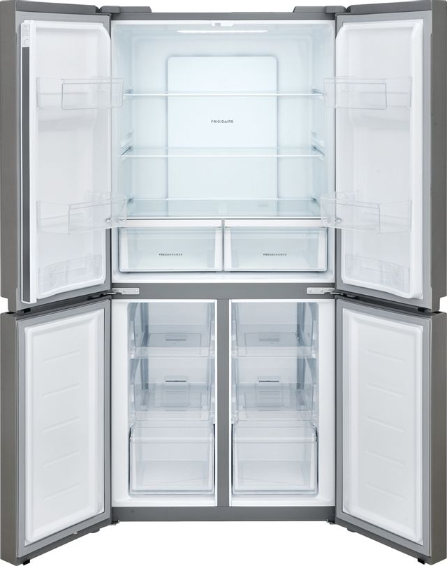 Frigidaire® 17.4 Cu. Ft. Brushed Steel Counter-Depth French Door Refrigerator 4