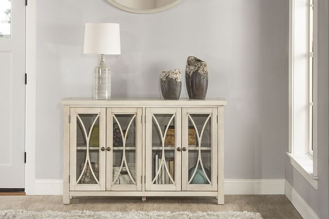 Hillsdale Furniture Bayside Antique White Cabinet-1