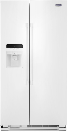 Maytag® 24.5 Cu. Ft. White Side By Side Refrigerator