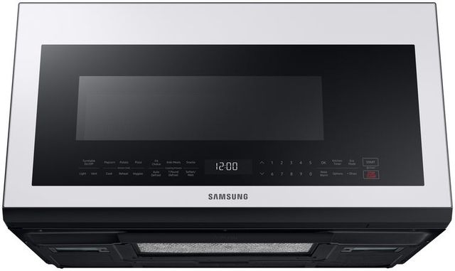 Samsung Bespoke 2.1 Cu. Ft. White Glass Over The Range Microwave 3