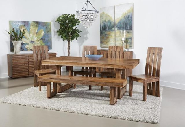 Coast2Coast Home™ Brownstone 2-Piece Nut Brown Dining Chair Set 3