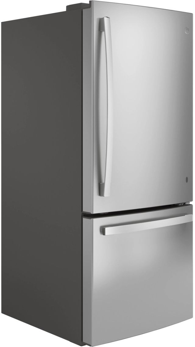 GE® Series 20.9 Cu. Ft. Stainless Steel Bottom Freezer Refrigerator 3