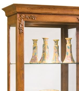 Philip Reinisch Co Andate II Old Oak Curio Cabinet 1