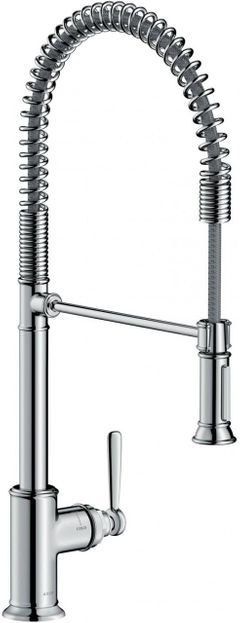 AXOR Montreux Chrome Semi-Pro Kitchen Faucet 2-Spray, 1.75 GPM-16582001