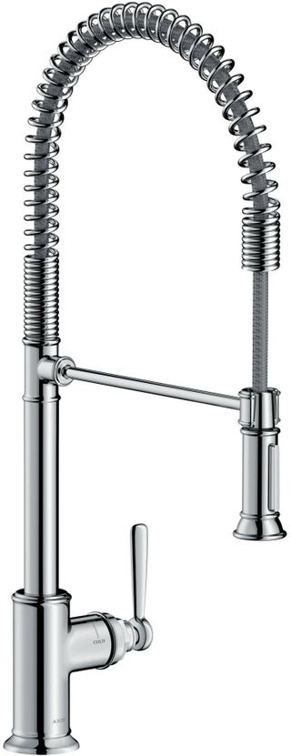 AXOR Montreux Chrome Semi-Pro Kitchen Faucet 2-Spray, 1.75 GPM