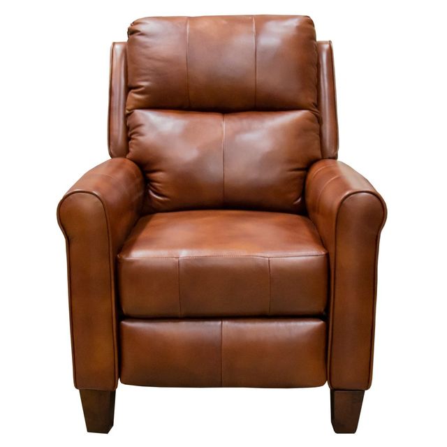 Southern Motion Pep Talk Leather Push Back Recliner-1