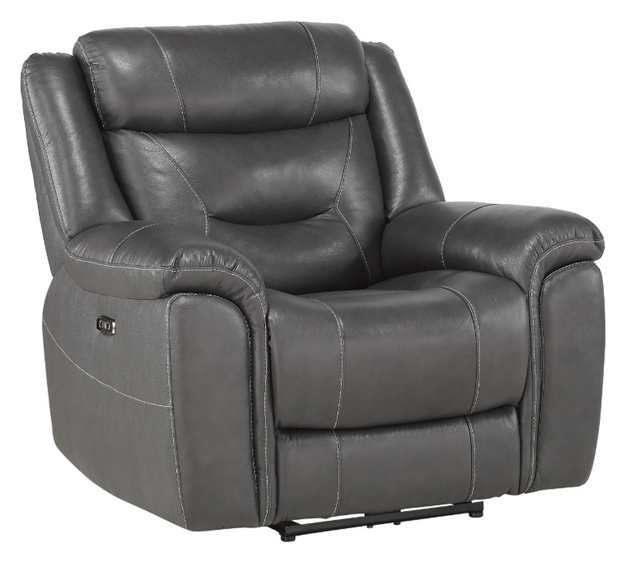 Homelegance® Danio Dark Gray Reclining Chair | Fischer Furniture ...