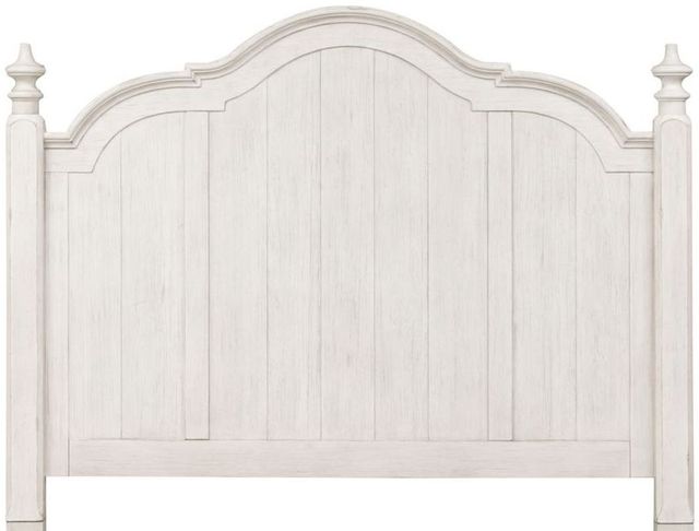 Liberty Farmhouse Reimagined Antique White King Poster Headboard