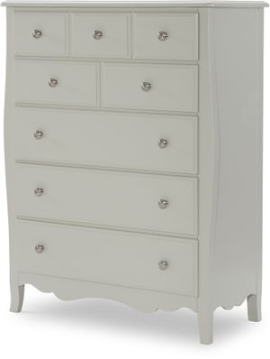 Legacy Kids Teen Sleepover Dove Gray Youth Drawer Chest