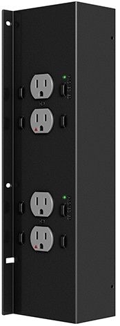 Chief® Proximity® Black Four Outlet Power Kit