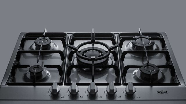 Summit® 30" Stainless Steel Gas Cooktop 1