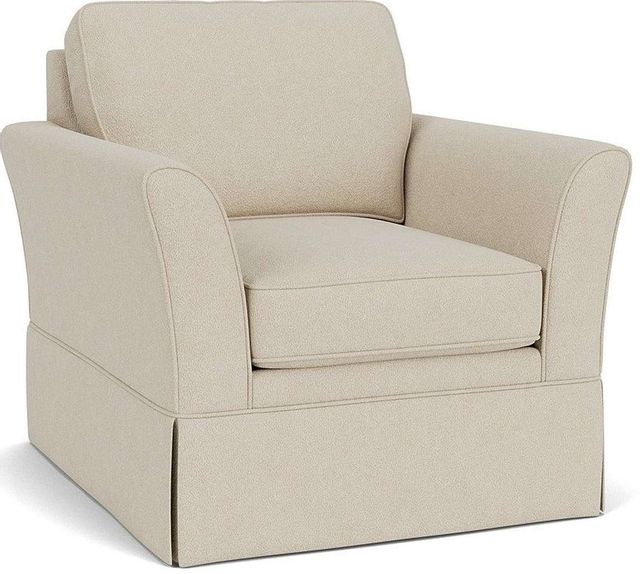 Flexsteel® Fiona White Linen Chair 0