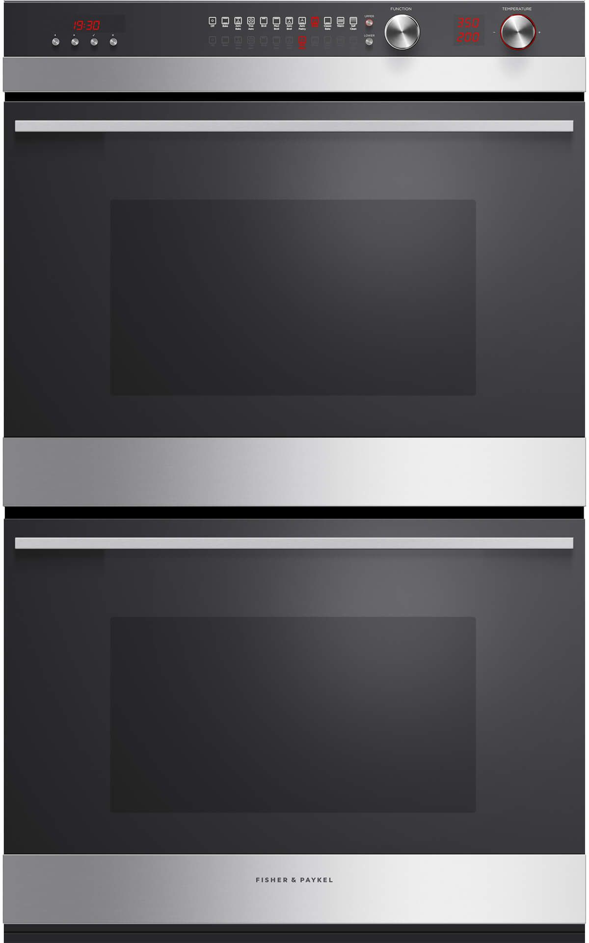 Fisher & Paykel Series 9 30" Stainless Steel Electric Built In Double Oven