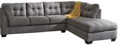 Benchcraft® Maier 2-Piece Charcoal Left-Arm Facing Sectional with Chaise