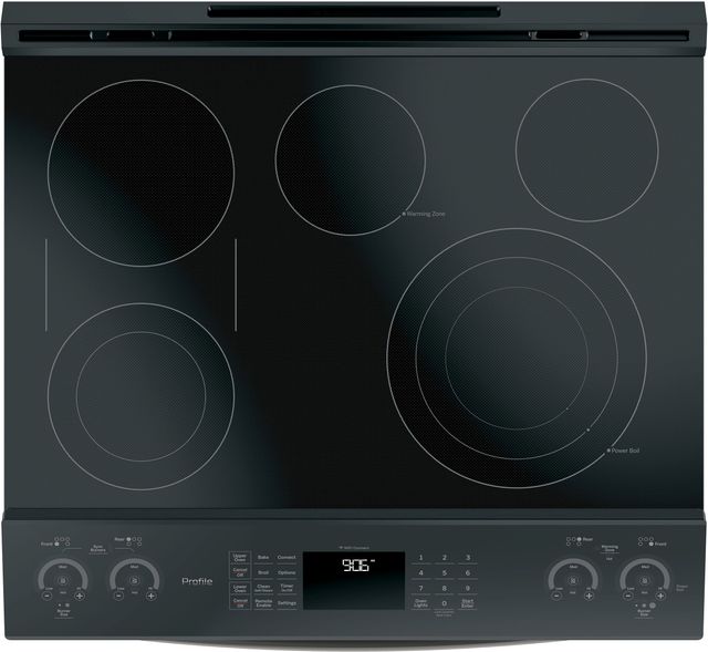 GE Profile™ 29.88" Black Slate Slide-In Electric Double Oven Convection Range 3