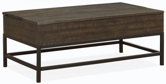 Magnussen Home® Parker Distressed Whiskey Lift Top Cocktail Table