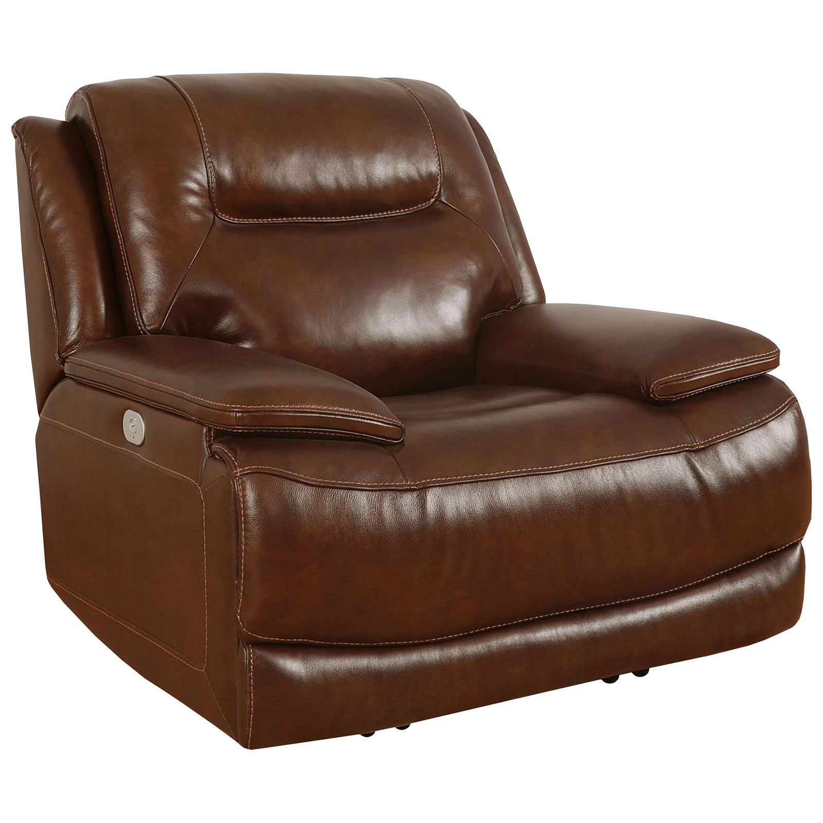 Parker House Colossus Napoli Brown Leather Power Recliner