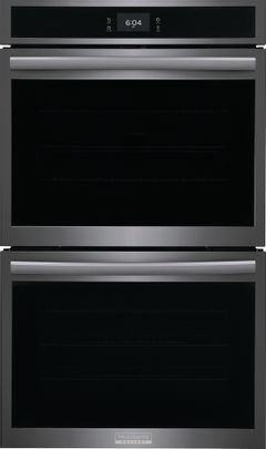Frigidaire Gallery 27" Smudge-Proof® Black Stainless Steel Double Electric Wall Oven-GCWD2767AD