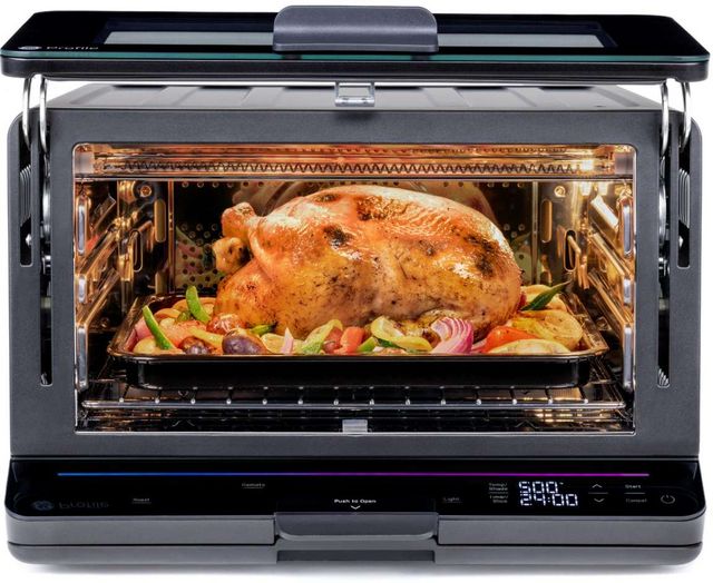 GE Convection Toaster Oven | Calrod Heating Technology | Large Capacity  Toaster Oven Complete With 7 Cook Modes & Oven Accessories | Countertop