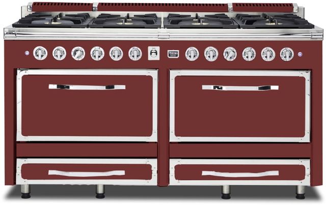 Viking® Tuscany 66" Reduction Red Dual Fuel Pro-Style Dual Fuel Natural Gas Range