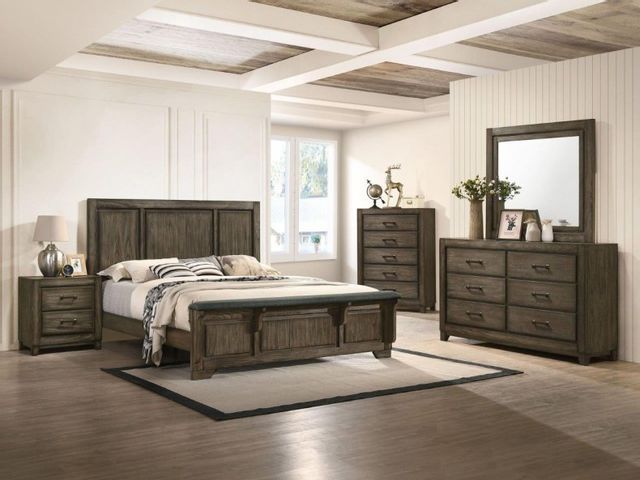 New Classic® Home Furnishings Ashland Rustic Brown Western King Bed-5