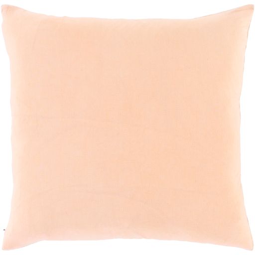 Surya Accra Peach 18" x 18" Toss Pillow with Polyester Insert 1