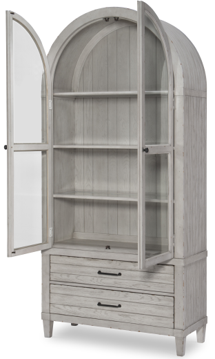 Legacy Classic Belhaven Weathered Plank Display Cabinet-1