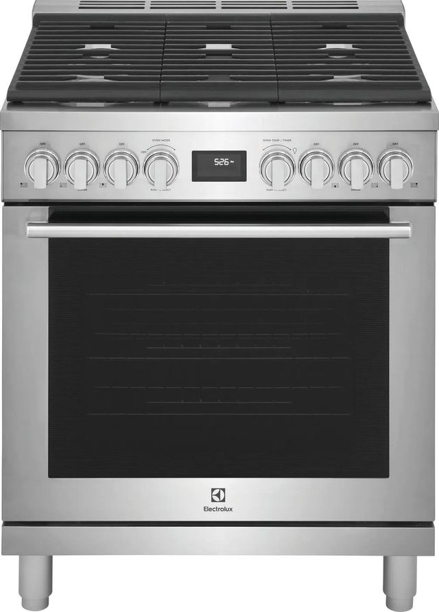 Electrolux 30" Stainless Steel Pro Style Gas Range 0