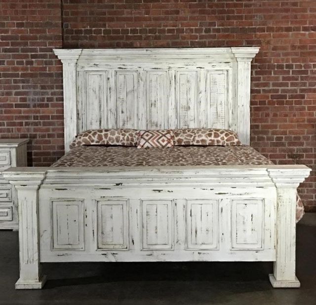 Vintage Furniture Chalet King Bed-1