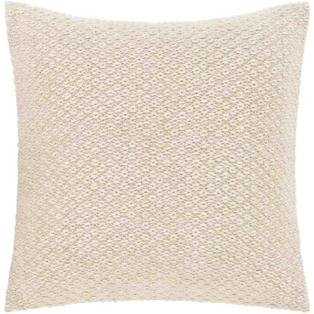 Surya Leif Ivory 20"x20" Pillow Shell with Down Insert-0