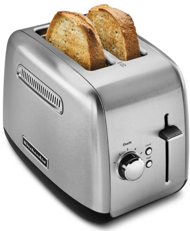 KitchenAid® 2 Slice Brushed Stainless Steel Toaster 12