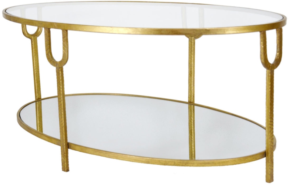 Zeugma Imports Gold Coffee Table