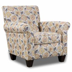 Corinthian Furniture Marlon Dove Dayflower Autumn Accent Chair