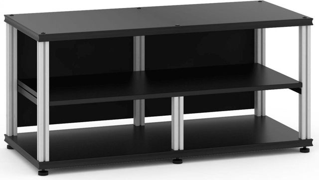 Salamander Designs® Synergy Open Center Twin 20 AV Cabinet-Black 0