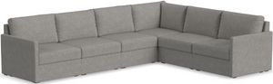 Flex by Flexsteel® 6-Piece Gray 6 Seat Sectional