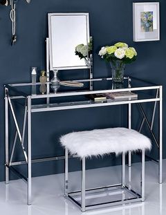 Furniture of America® Lismore Chrome Vanity