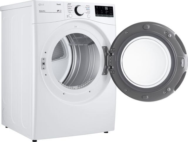 LG White Front Load Laundry Pair 19