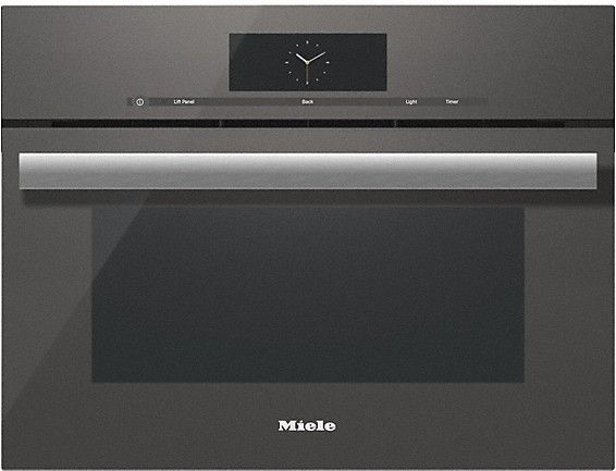 Miele 21.56" Graphite Grey Electric Built in Single Wall Oven-1