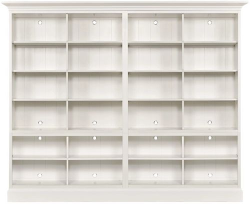 Hammary® Structures White Quad Bookcase
