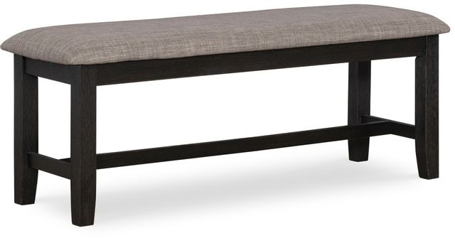 Home Furniture Outfitters Ansel Black Bench-0