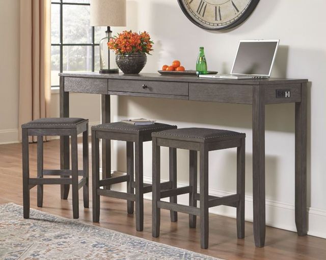 Signature Design by Ashley® Caitbrook 4-Piece Gray Counter Height Dining Table and Bar Stools Set 5