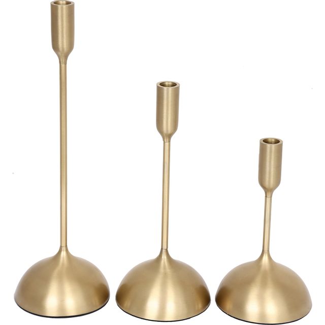 Renwil® Ferris Set of 3 Gold Candle Holders 2