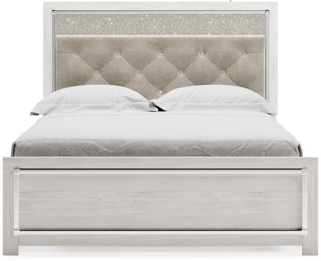Signature Design by Ashley® Altyra 4-Piece White Queen Panel Bed Set-1