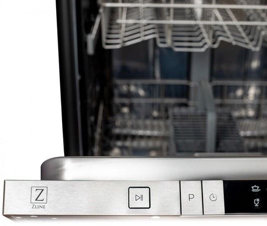 ZLINE 24" Black Matte Built In Dishwasher 3