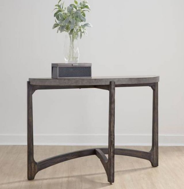 Liberty Cascade Wire Brush Rustic Brown Sofa Table 6