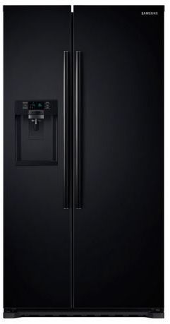 Samsung 22 Cu. Ft. Counter Depth Side-By-Side Refrigerator-Black 0