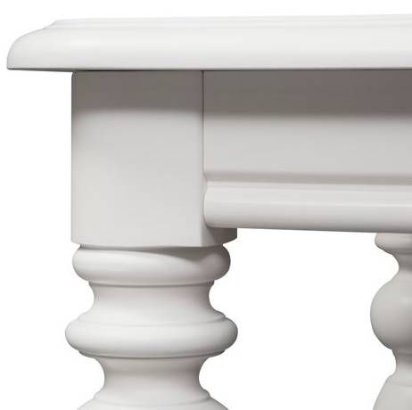 Summer House Oyster White Round Pedestal Dining Table by Liberty