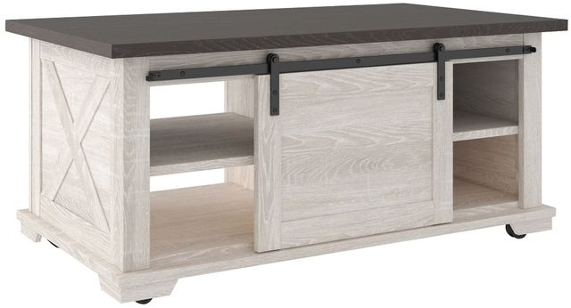 Signature Design by Ashley® Dorrinson Two-tone Rectangle Coffee Table 2