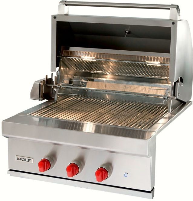 Wolf® 30" Stainless Steel Built In Gas Grill