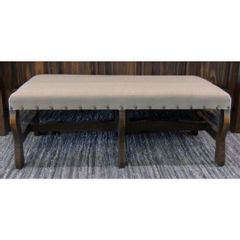 Vintage Furniture Linen Bench in Rodeo Finish